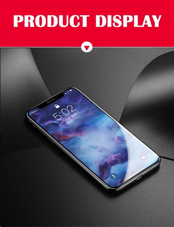 Fully covered tempered film for iphone x